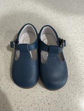 Scarpe bambino Pepa & Co. London T-Bar blu, nuove senza scatola, US 5.5, UK 4.5 unisex