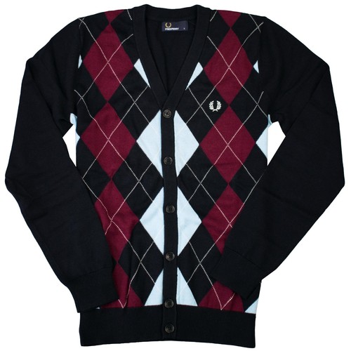 Fred perry cardigan uomo - fred, rombo