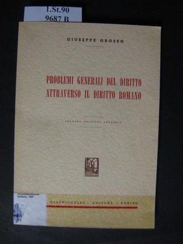Problemi generali del diritto - generali,