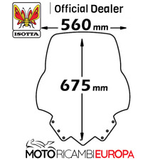 PARABREZZA CUPOLINO YAMAHA X-MAX 250 2010-2013 COMPLETO DI STAFFE