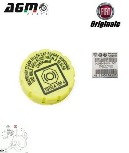 Tappo vaschetta serbatoio - tappo,