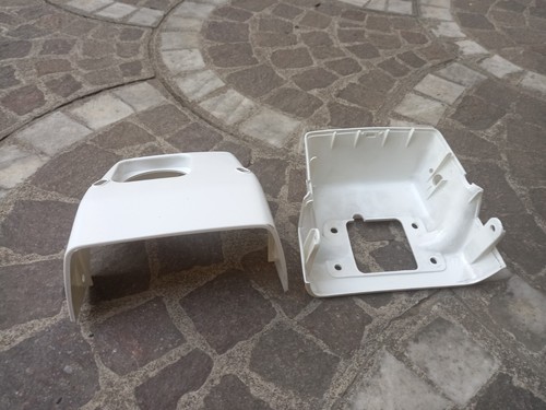 Coppia coperchi bianchi faro - coppia,