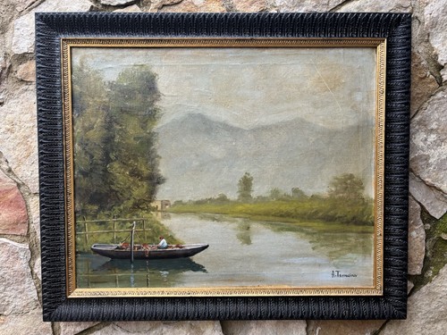 Quadro mattino sul lago - quadro,