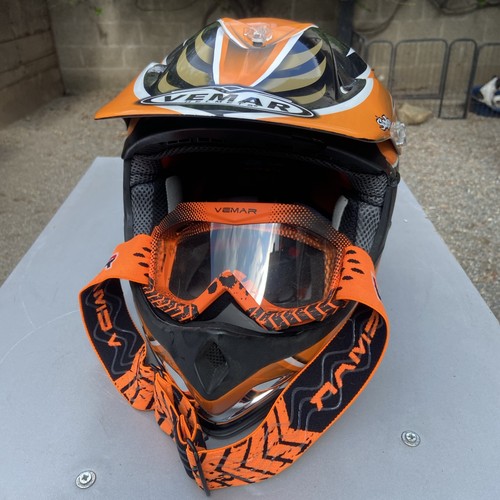 Casco motocross enduro vemar - o,