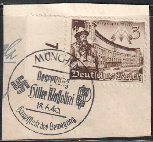 Monaco special annullo hitler - monaco,