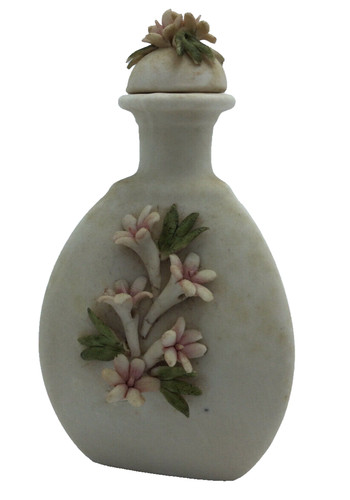 Bottiglia ampolla con fiori - con,