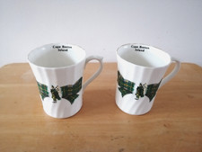 A Pair of Royal Stuart Mugs Scotish Pipe Cape of Breton Vintage