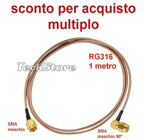 Cavo coassiale rg316 50ohm - rg316,