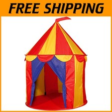 Ampia Tenda da Circo per Bambini - 37x37x49” Soluzione Gioco Interno/Esterno