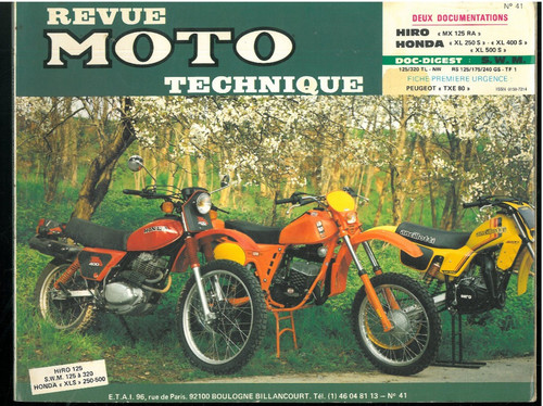 Revue moto technique - moto, rmt