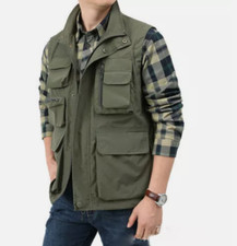 Gilet uomo multitasche