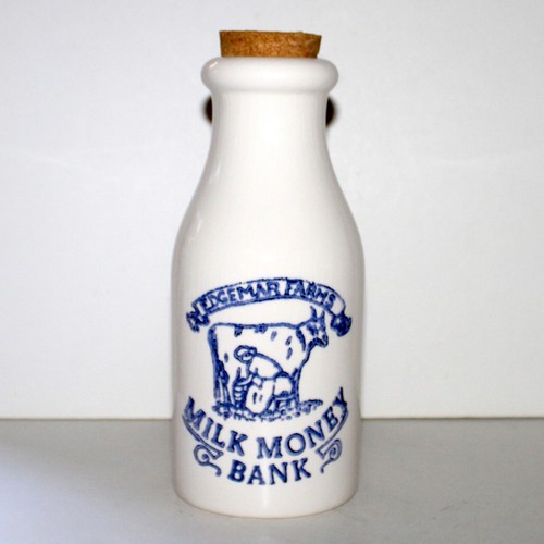 Bottiglia latte coin bank