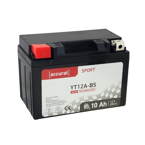 Batteria moto yt12a agm - batteria,