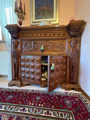 Credenza noce intagliato - in, in