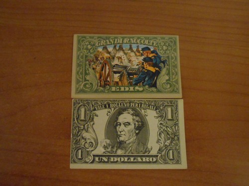 Figurina banconota dollari - figurina,