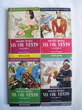 Margaret Mitchell: "Via col vento", ed. integrale in 4 voll.,  Mondadori 1953