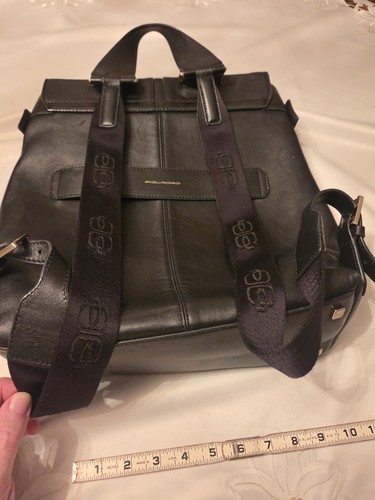 Piquadro leather backpack - piquadro,