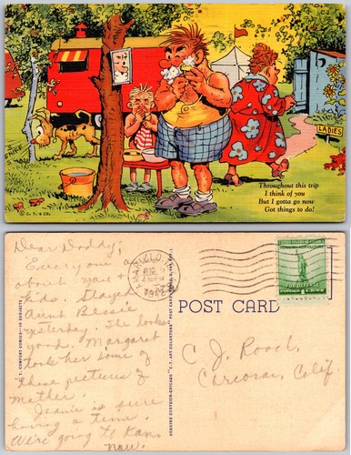 Cartolina cartone animato