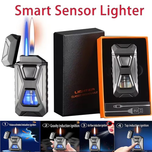 Metal windproof cigar lighter - metal,