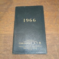 Ancien Agenda Mitchell De 1966