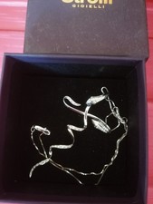 Crocefisso Oro Bianco Oro 750 e Diamanti