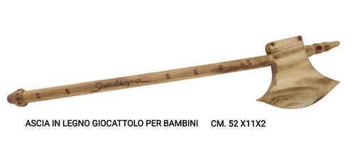 Ascia legno giocattolo per - ascia, in