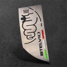 POGGIAPIEDE AUTO ALFA ROMEO STELVIO ACCIAIO INOX - STAINLESS STEEL REPOSAPIES
