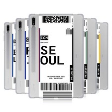 HEAD CASE DESIGNS LUGGAGE TAGS SOFT GEL CASE FOR SAMSUNG TABLETS 1