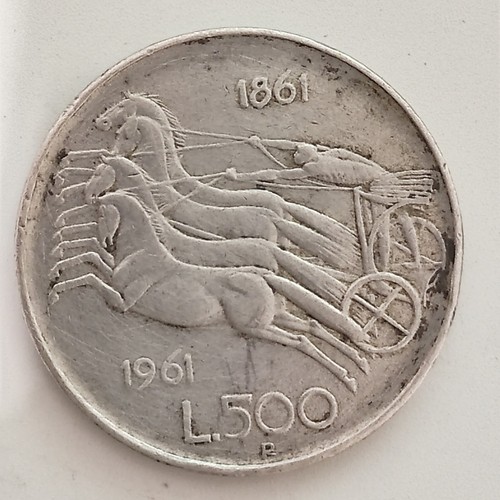 Italia 500 lire 1961 100 - italia, 100°