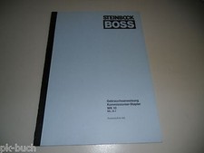 Istruzioni Per L'Uso Manuale Funzionamento Kommissionier Muletto Forklift Wk 10