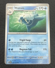 Carta pokemon walrein 045 191 - carta,