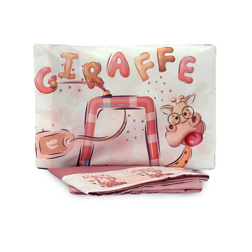 Completo lenzuola giraffe - lenzuola,