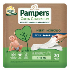 Pampers Green Generation Extra, 20 Pezzi (4-16 KG)