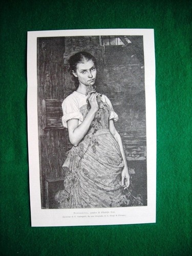 1893 pensierosa quadro di - quadro,