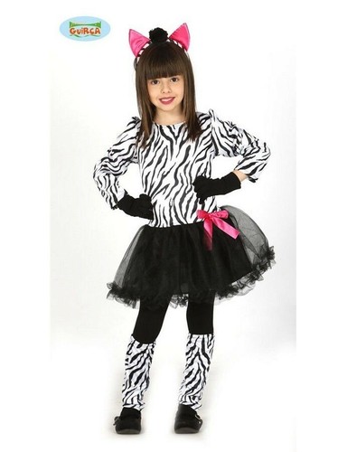 Costume zebra bianco nera - zebra,