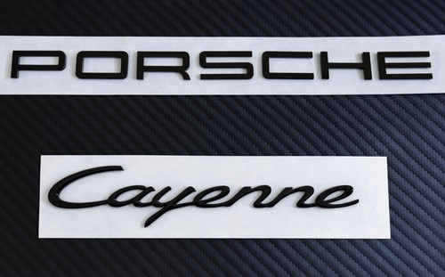 Logo scritta porsche cayenne - logo,