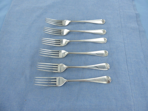 Antico set sei forchette - un,