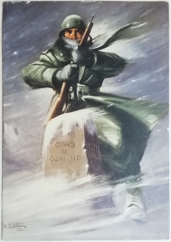 Cartolina guardia alla - guardia,