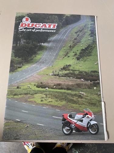 Ducati 851 opuscolo epoca - ducati,
