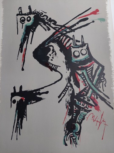 Wifredo lam litografia - wifredo,