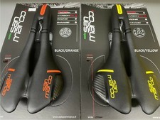 Sella SELLE SAN MARCO Aspide Carbon FX aperta stretta nero arancio/nero giallo