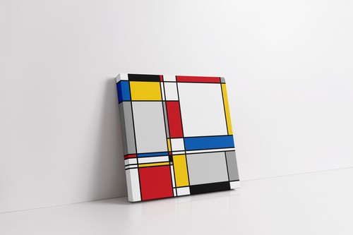 Mondrian quadro stampa tela - quadro, su