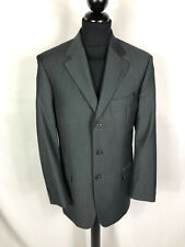 HUGO BOSS VINTAGE Giacca Uomo Lana Gessata Damascata Man Wool Jacket Sz.L - 50