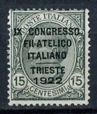 ITALIA REGNO 1922, Congresso