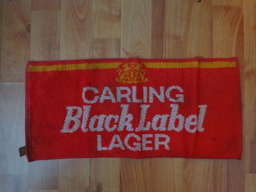 Vintage carling black - carling, label
