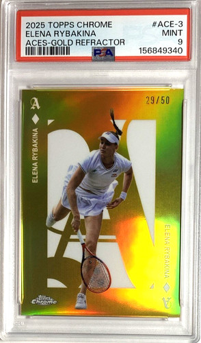 2025 topps chrome tennis aces - tennis,