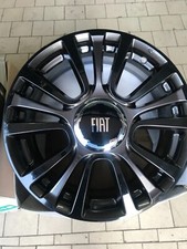 4 CERCHI IN LEGA 17" PER FIAT 500L ALFA LANCIA MOD F113 NERO LUCIDO