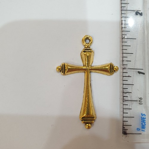 Crocifisso croce colore oro - crocifisso,