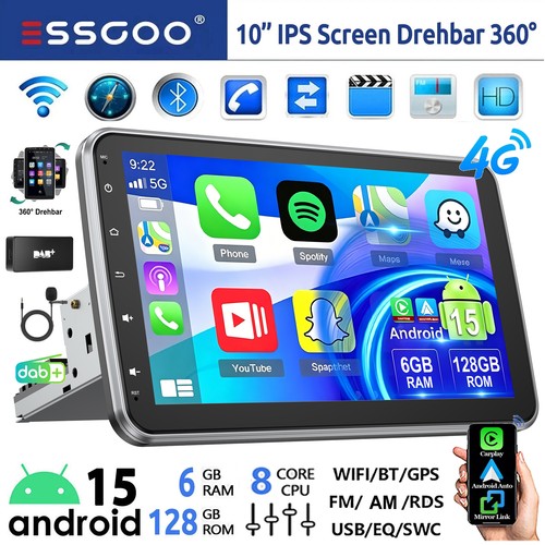 Dab autoradio 128gb 1 - dab+, 6+128gb