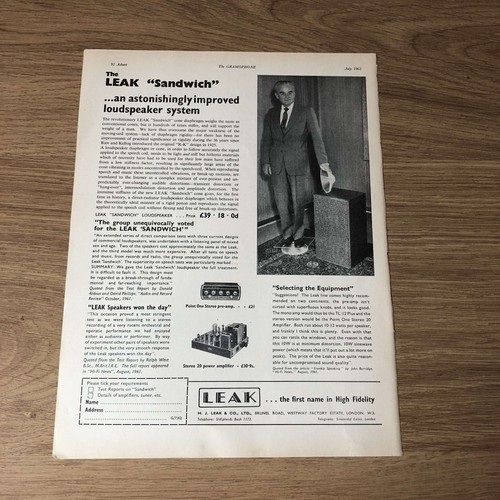 Gram184 magazine advert 11x8 - magazine,